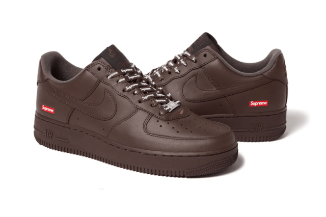 Supreme's Nike Air Force 1 Low Baroque Brown Collab Gets Official Release  Date