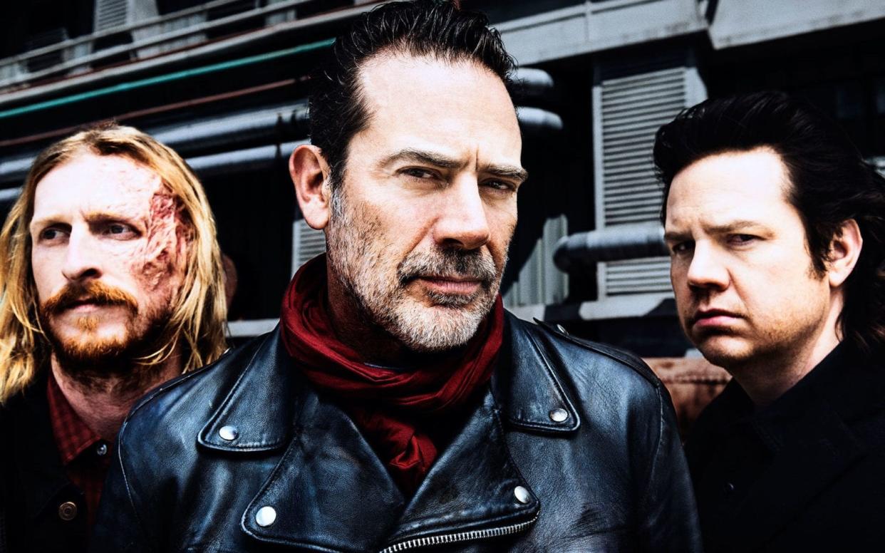 Jeffrey Dean Morgan (centre) as Negan in The Walking Dead  - AMC
