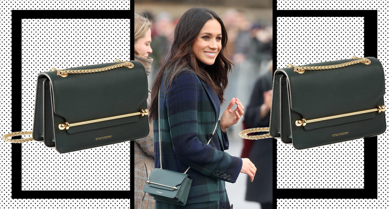 Meghan's sold-out bag is back in stock. [Photo: Yahoo Style UK]