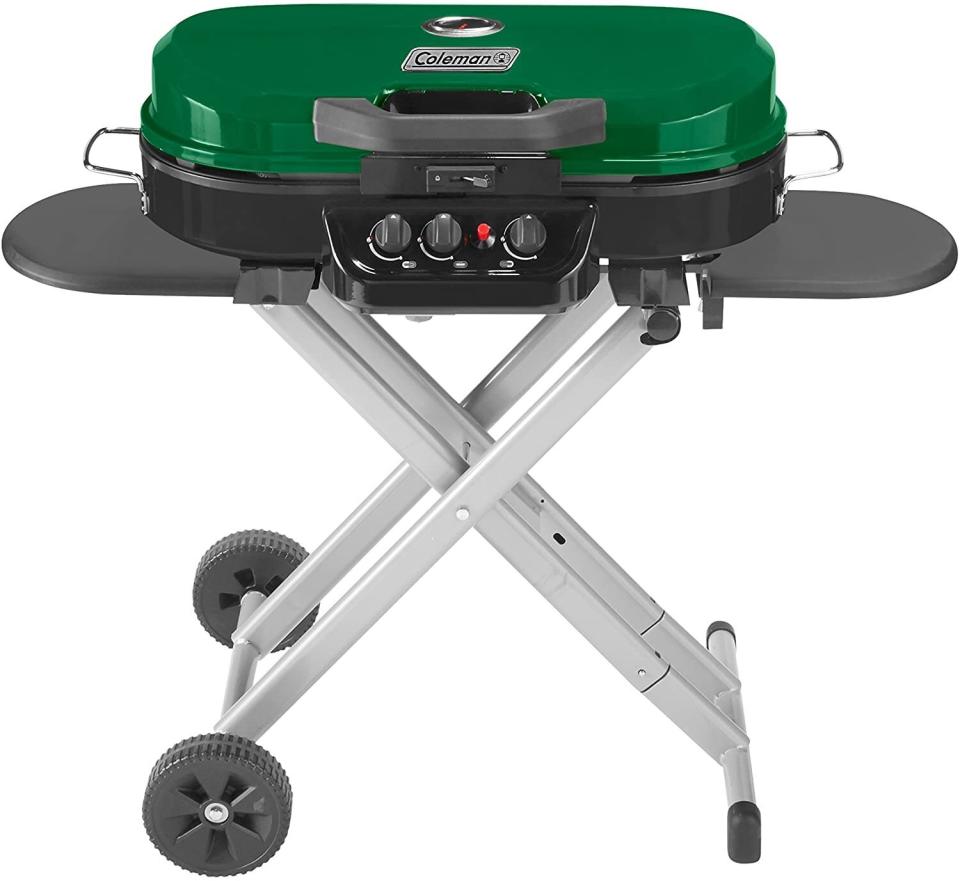 This grill has three adjustable burners, a water pan to catch cooking grease and side tables for some extra space. <br /><br /><strong><a href="https://amzn.to/2TkD1oT" target="_blank" rel="noopener noreferrer">Find it for $249.99 at Amazon</a>.</strong>