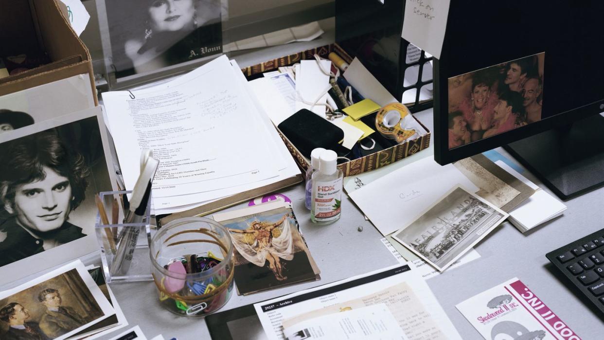 paul fasana’s desk 2021 stonewall national museum and archives