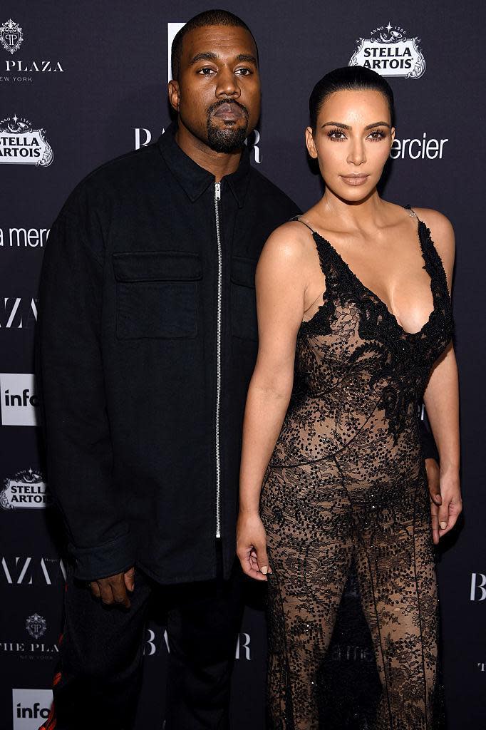 Kim Kardashian and Kanye West