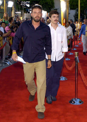 Ben Affleck and Casey Affleck at the Hollywood premiere of Universal Pictures' The Bourne Supremacy