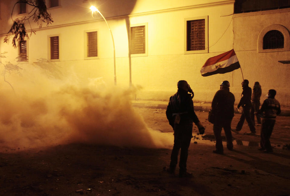 Demonstrations In Cairo Follow Football Stadium Deaths