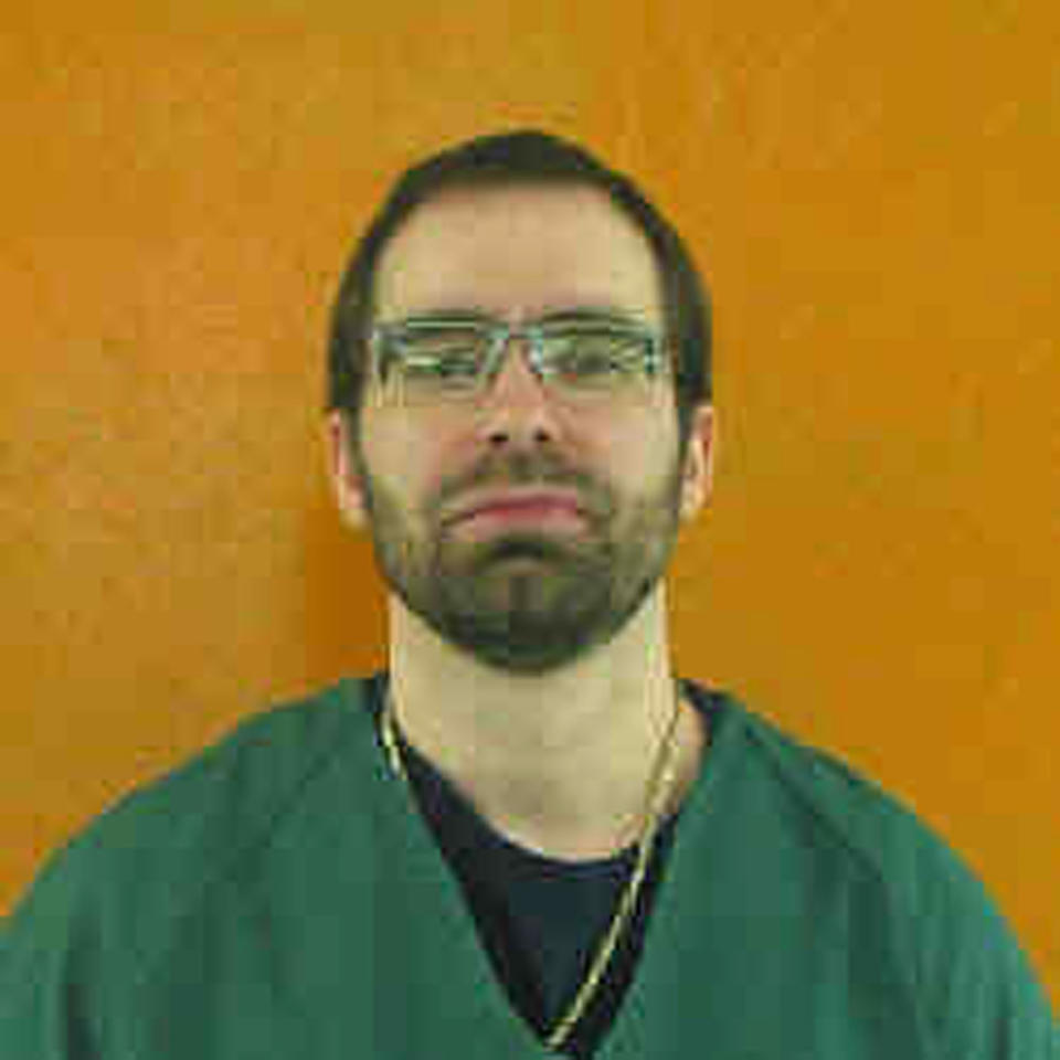 File- This undated file photo provided by the Ohio Department of Rehabilitation and Correction shows Greg Reinke. Reinke, who stabbed four fellow prisoners and a guard in separate bloody attacks, is on a hunger strike inside Ohio’s toughest prison, alleging mistreatment. Reinke is housed at the state’s supermax prison in Youngstown. He says he’s being harassed by guards, denied proper recreation time and lives in a bare cell with no place to put his clothes. Sara French is a spokeswoman with the Department of Rehabilitation and Correction. She confirms Reinke has missed 14 meals as of Tuesday, April 16, 2019, meeting the agency’s definition of a hunger strike. French denied Reinke is being mistreated. (Ohio Department of Rehabilitation and Correction via AP, File)