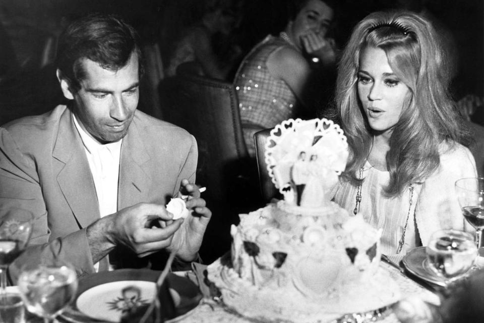 <p>During her early success, Fonda married French movie producer and director Roger Vadim on Aug. 14, 1965, in Las Vegas. They were together until 1973 and in that time, welcomed a daughter named Vanessa.</p>