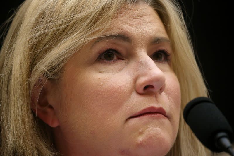 Mayor Nan Whaley of Dayton, Ohio listens during a House Judiciary Committee hearing on "Protecting America from Assault Weapons" at the Capitol in Washington