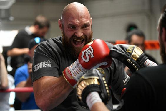 Tyson Fury faces Deontay Wilder on December 1 in Los Angeles