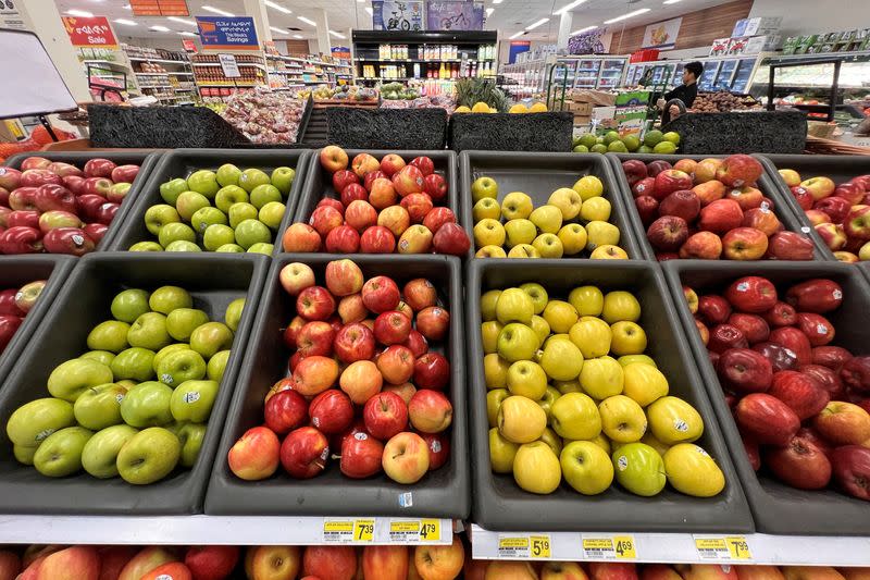 FILE PHOTO: The price of apples at the Northmart grocery store in Iqaluit