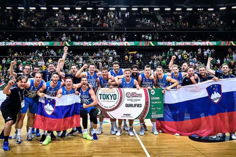 El primer boleto para Tokio 2020 de los cuatro que otorgó la FIBA por los repechajes olímpicos se lo quedó Eslovenia