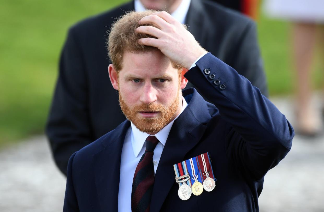 Prince Harry's new book "Spare" is stirring discussion about whether he should have revealed the number of warfighters that he killed. <a href="https://www.gettyimages.com/detail/news-photo/prince-harry-presents-12-pilots-from-course-17-02-of-the-news-photo/932885722?phrase=prince%20harry%20pilot&adppopup=true" rel="nofollow noopener" target="_blank" data-ylk="slk:Anwar Hussein / Getty Images;elm:context_link;itc:0;sec:content-canvas" class="link ">Anwar Hussein / Getty Images</a>