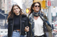 The 21-year-old star is a near duplicate of her mother, supermodel Cindy Crawford, so it's no surprise that her modeling career is off to an incredible start. Gerber has already walked almost every major catwalk and has been the face of several advertising campaigns, too.