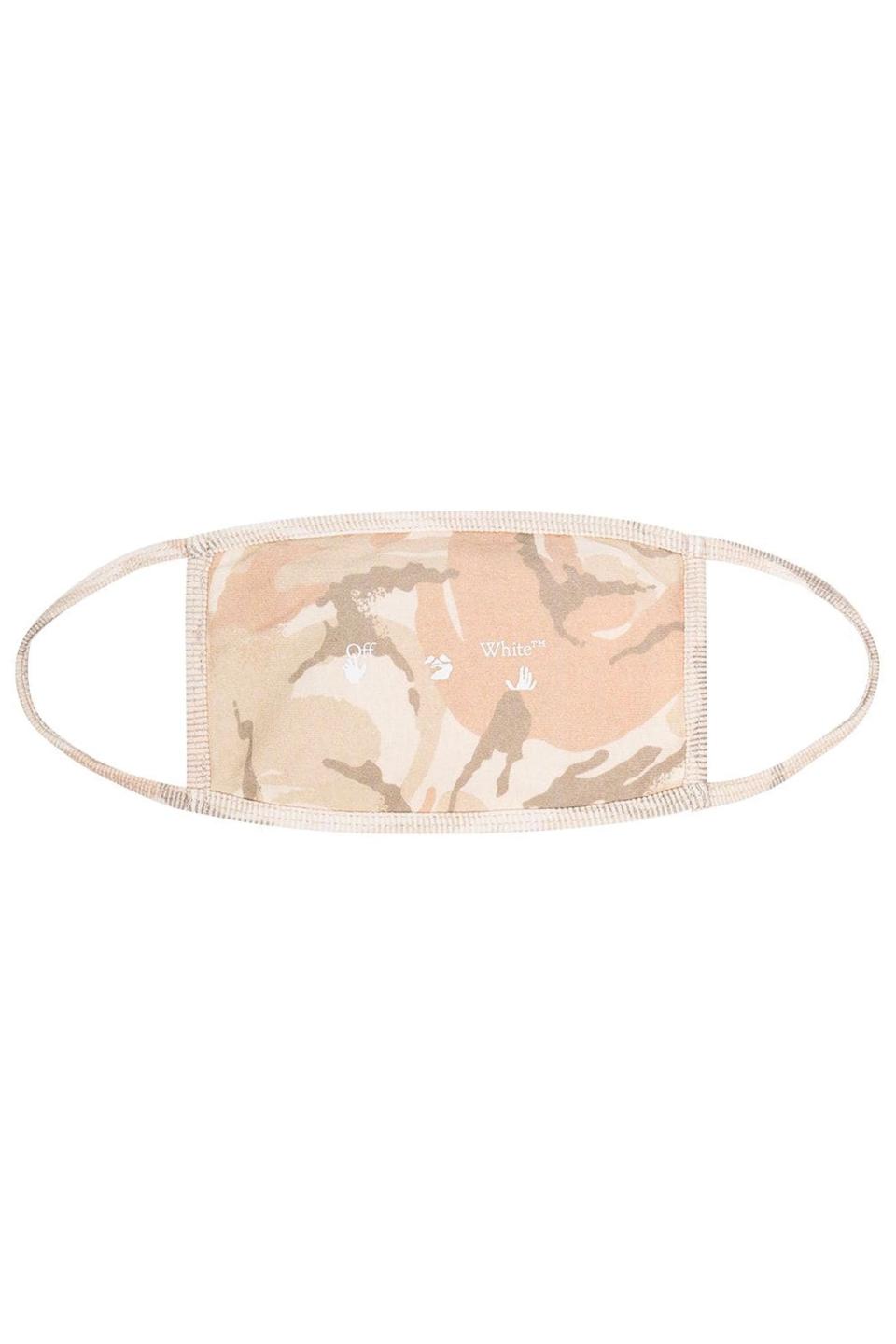 5) Off-White x Browns 50 camouflage face mask