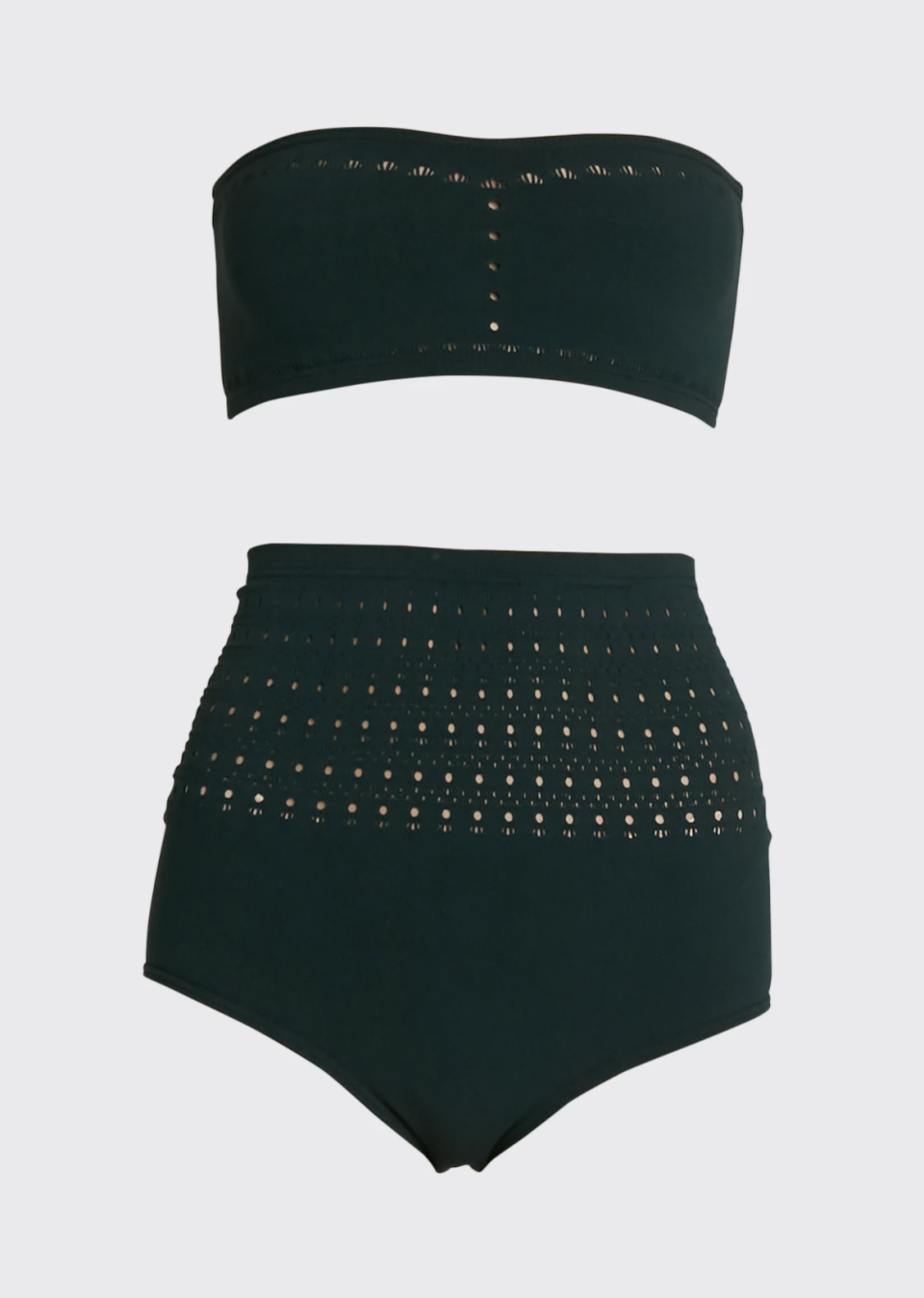 Cut-Out Seamless Two-Piece Swimsuit