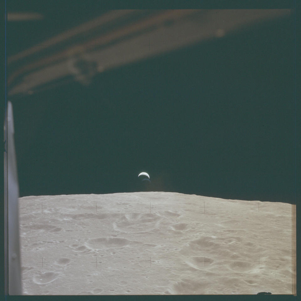 Apollo 12 Hasselblad image from film magazine 47/V - EVA-1