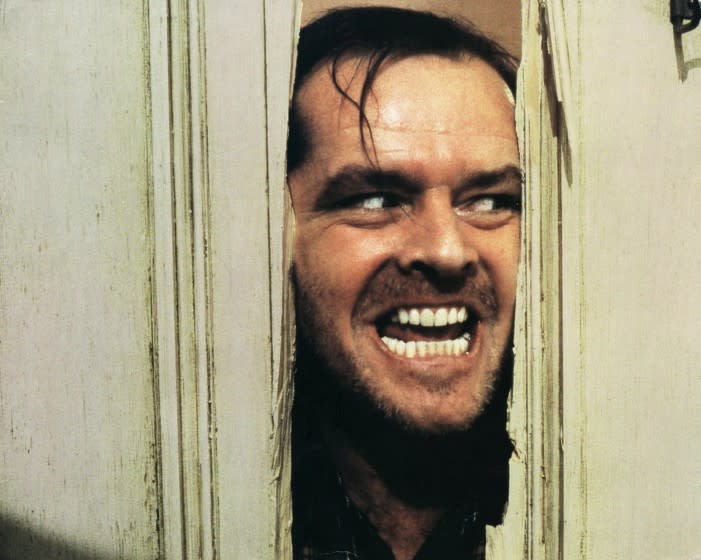 Editorial use only. No book cover usage. Jack Nicholson in a scene from "The Shining," 1980. Director: Stanley Kubrick Credit: Warner Bros/Hawk Films/Kobal/Shutterstock