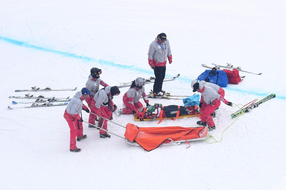 Auch dieses Mal wurde die Piste nicht von allen Fahrerinnen unbeschadet überstanden. Gute Besserung an dieser Stelle.