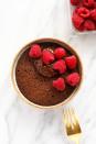 <p>Maple syrup, milk, eggs, baking powder and cocoa powder make for a dense base for this 7-minute mug cake. You'll love that each mugful caps off at 295 calories and 30g of mostly natural carbohydrates, with 10g of protein hidden inside as well.</p><p><a href="https://fitfoodiefinds.com/single-serve-microwave-chocolate-cake-muffin/" rel="nofollow noopener" target="_blank" data-ylk="slk:Get the recipe from Fit Foodie Finds »;elm:context_link;itc:0;sec:content-canvas" class="link "><em>Get the recipe from Fit Foodie Finds »</em> </a></p>