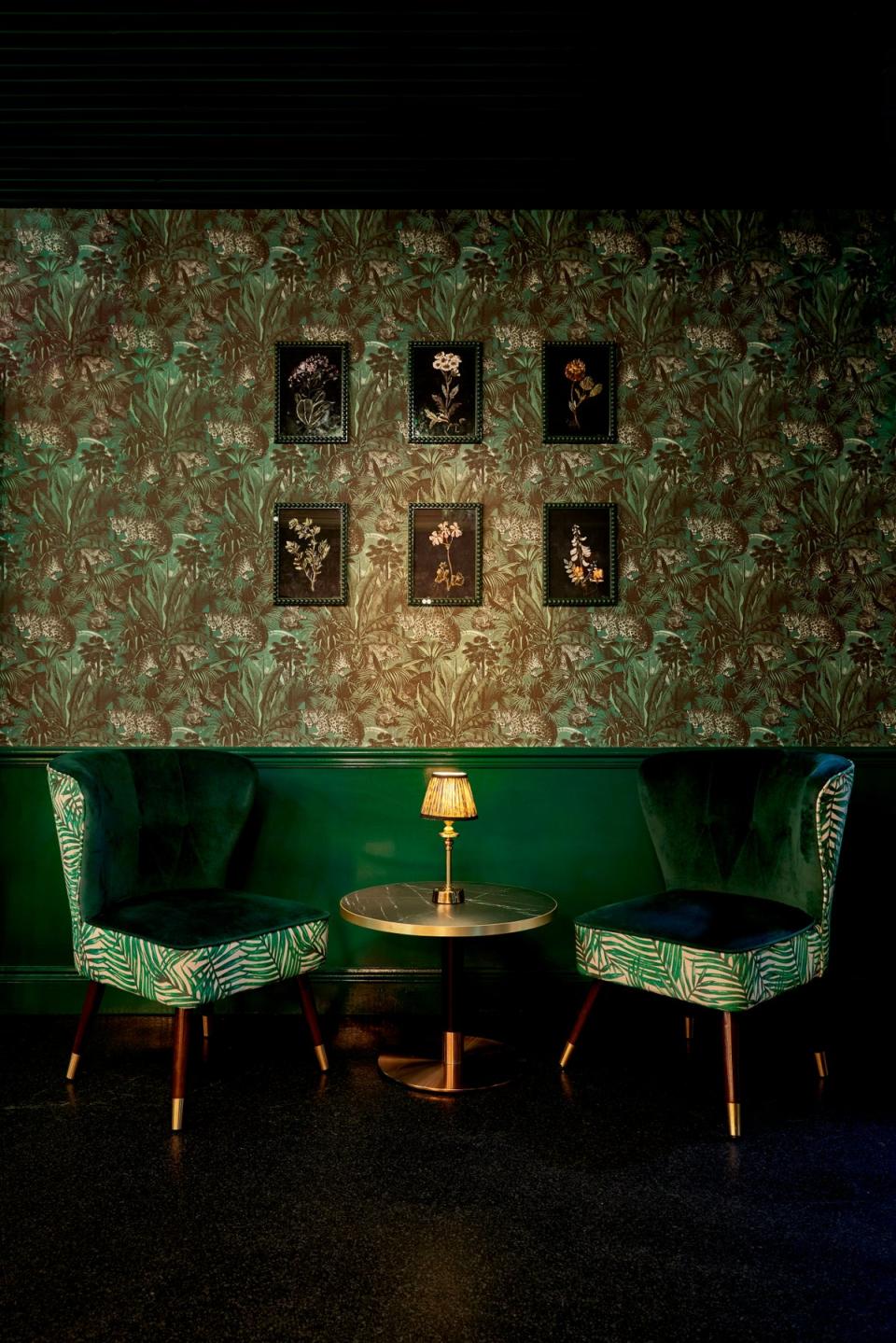 ‘Deep, jewel-toned greens project luxury, glamour and decadence’ (Damian Russell)