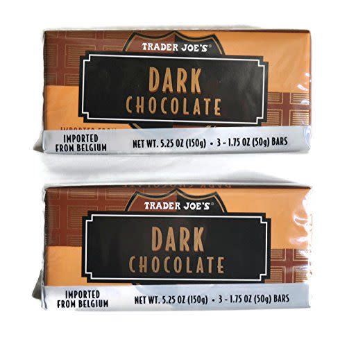 Belgian Dark Chocolate Bars