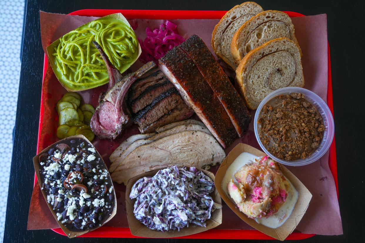 Sweet spelt bread, lamb chops and pepper-infused spaghetti are just a few of the offerings at Barbs B Q that you won't find at many other places.