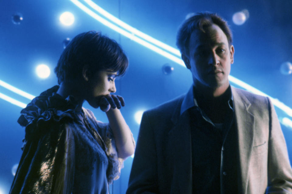 German actress Nastassia Kinski and American actor Frederic Forrest on the set of One from the Heart, directed by Francis Ford Coppola. (Photo by Sunset Boulevard/Corbis via Getty Images)