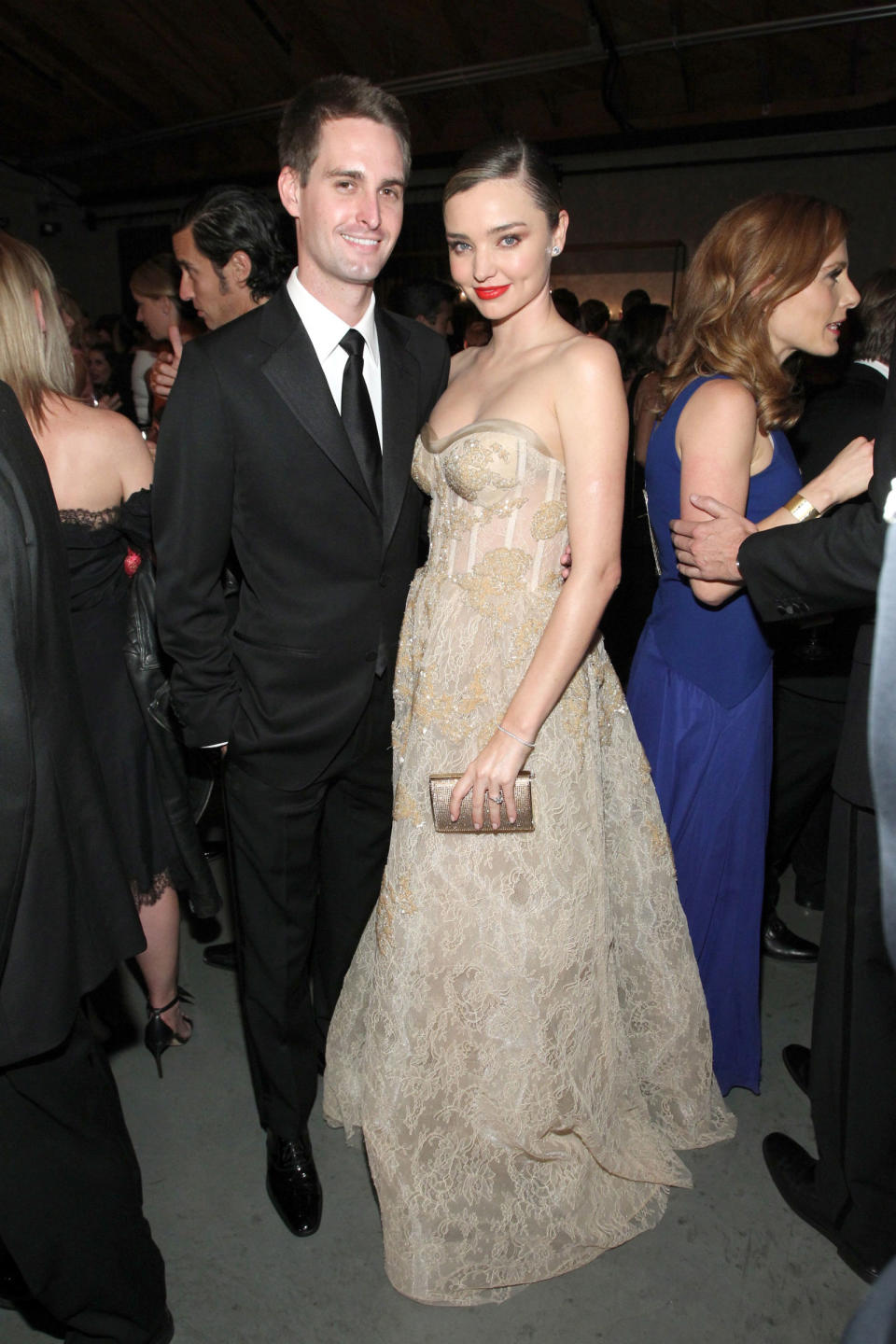 Evan Spiegel and Miranda Kerr