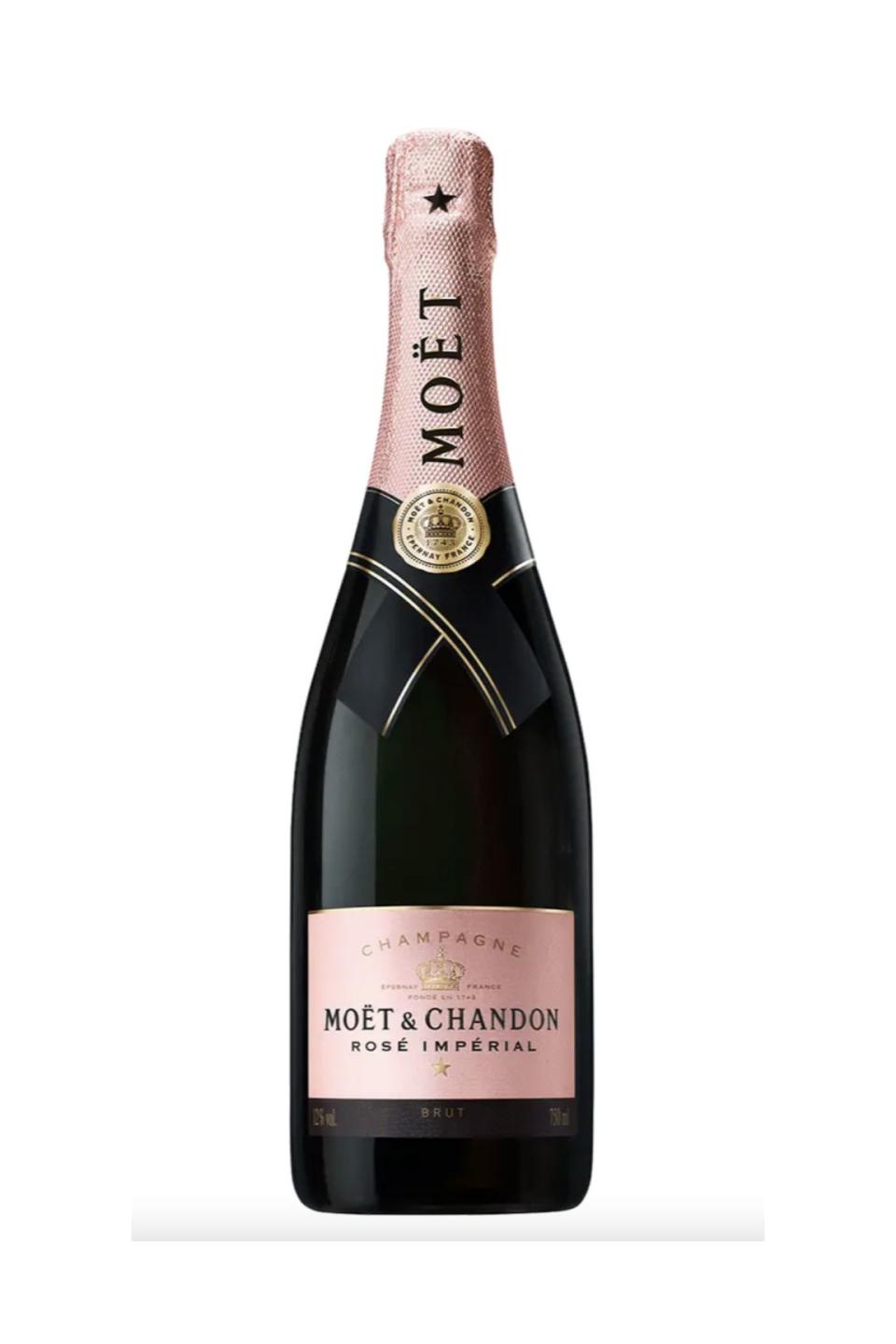 <p><a href="https://go.redirectingat.com?id=74968X1596630&url=http%3A%2F%2Fwww.wine.com%2Fv6%2FMoet-and-Chandon-Rose-Imperial%2Fwine%2F21515%2FDetail.aspx&sref=https%3A%2F%2Fwww.thepioneerwoman.com%2Ffood-cooking%2Fg41791234%2Fbest-champagne-brands%2F" rel="nofollow noopener" target="_blank" data-ylk="slk:Shop Now;elm:context_link;itc:0;sec:content-canvas" class="link ">Shop Now</a></p><p>Moet & Chandon Rosé Imperial</p><p>wine.com</p><p>$68.99</p><span class="copyright">Total Wine</span>