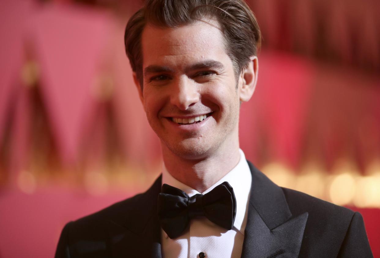 Andrew Garfield at the 2017 Oscars: Getty