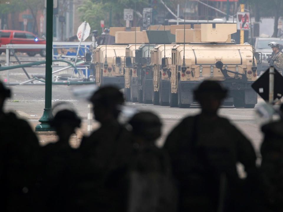 black lives matter protests national guard minneapolis