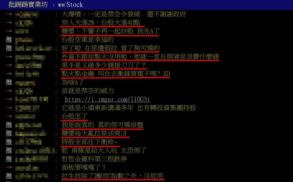 網友討論台股。圖／翻攝PTT