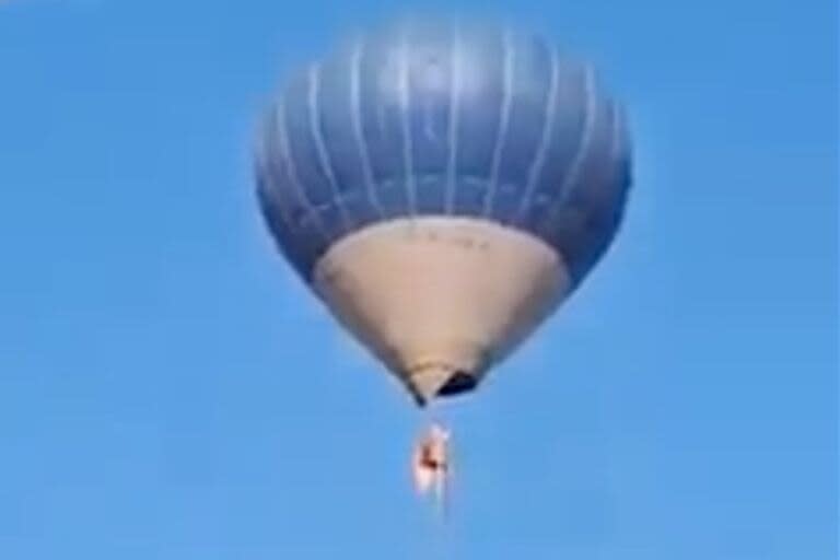 Dos muertos en accidente de globo aerostático cerca de pirámides de Teotihuacán