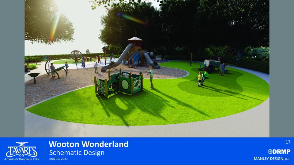 Redesign images of Lake County playground Wooton Wonderland, which is under construction.