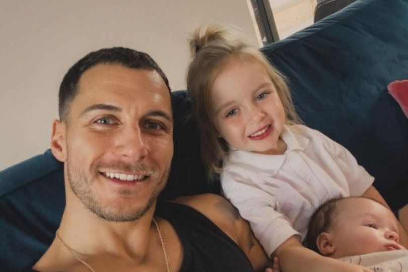 Gorka Marquez and his daughter Mia