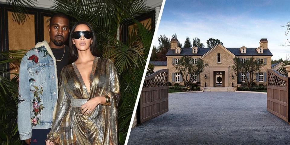 Kim and Kanye's Hidden Hills Home