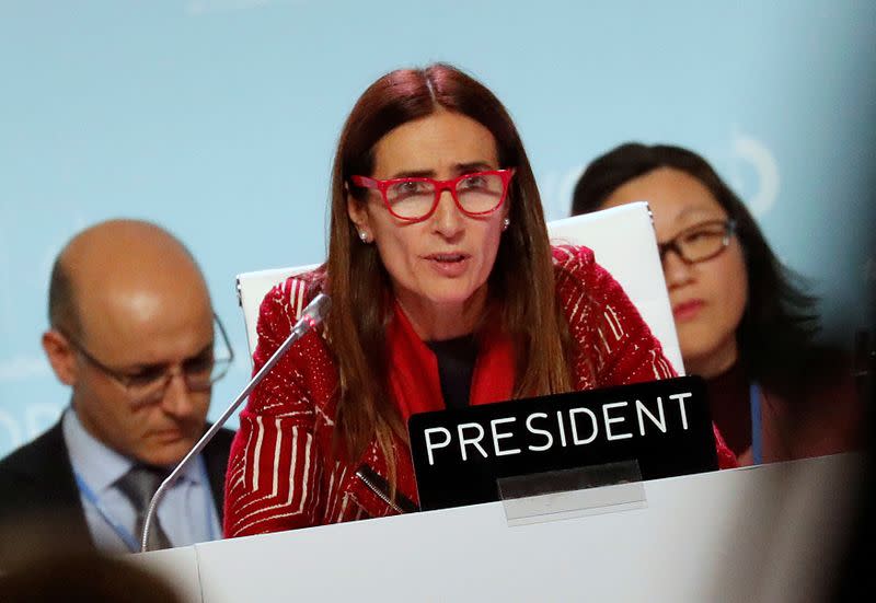 Carolina Schmidt, Presidenta de la COP25 y ministra del Medio Ambiente de Chile, en la COP25 en Madrid