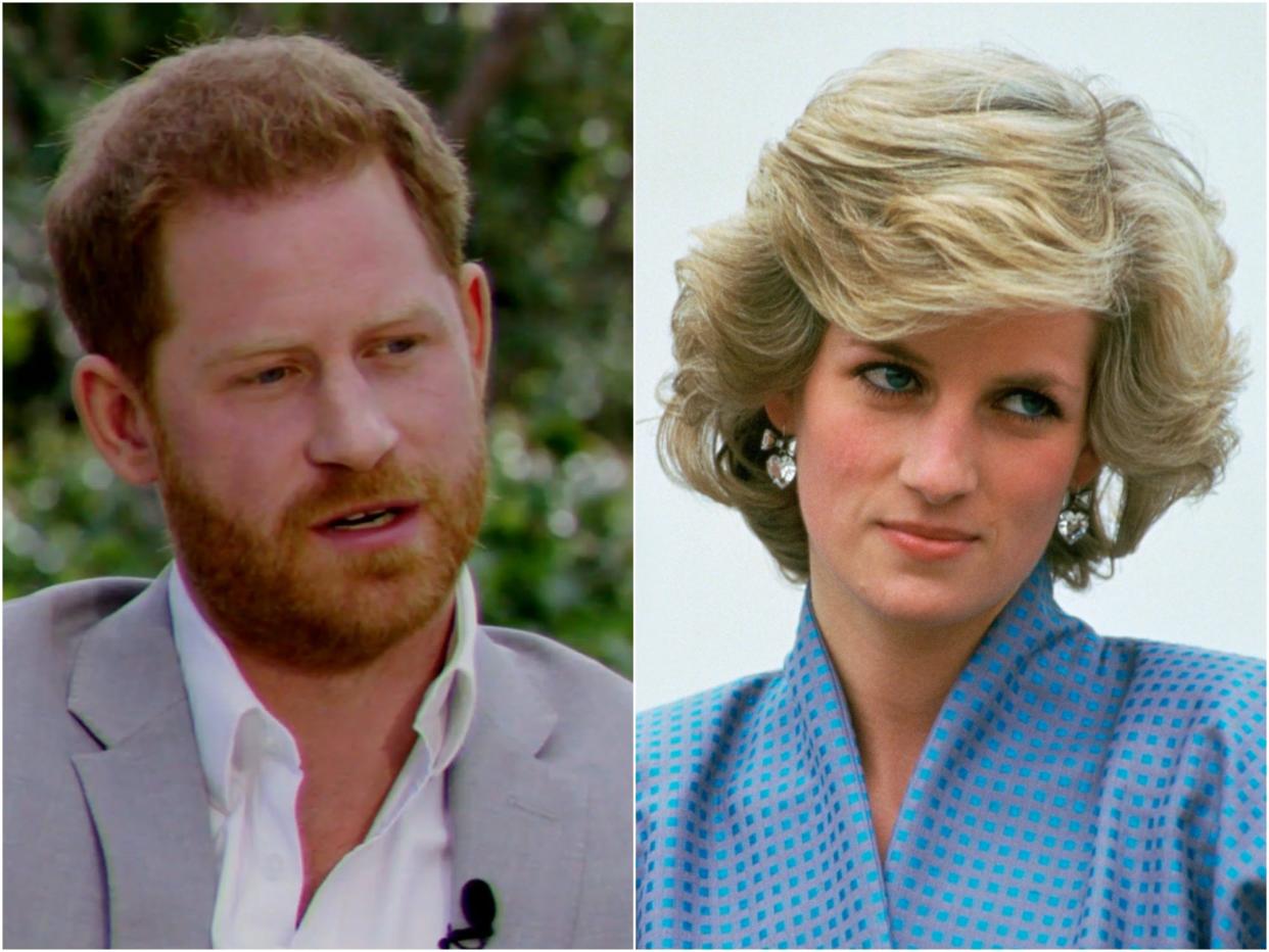 prince harry princess diana