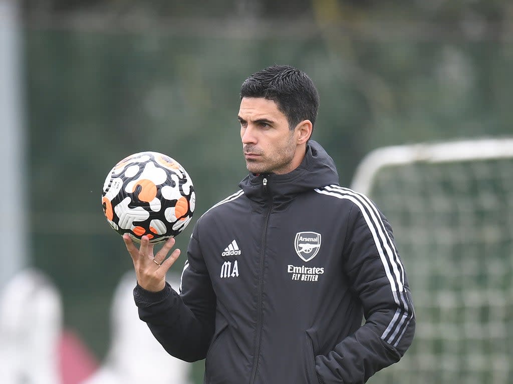 Arsenal coach Mikel Arteta (Arsenal FC via Getty Images)