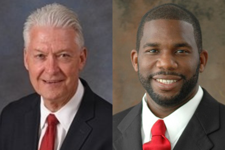 State Rep. Rick Roth (left) faces a challenge from former Riviera Beach City Council member Terence Davis in the general election for the District 94 State House seat in the general election on Tuesday, Nov. 8, 2022.