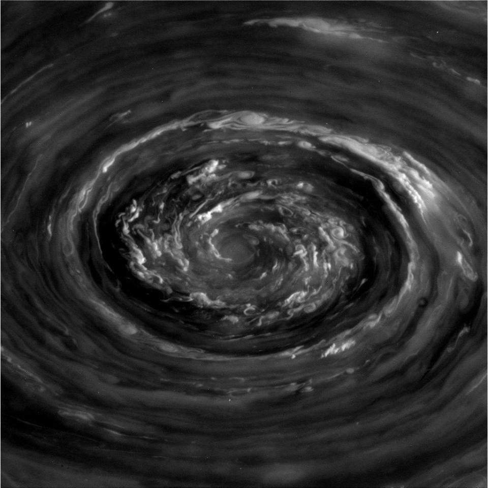 This image from NASA's Cassini mission was taken on Nov. 27, 2012, with Cassini's narrow-angle imaging camera. The camera was pointing toward Saturn from approximately 248,578 miles (400,048 kilometers) away. (NASA/JPL-Caltech/Space Science Institute)