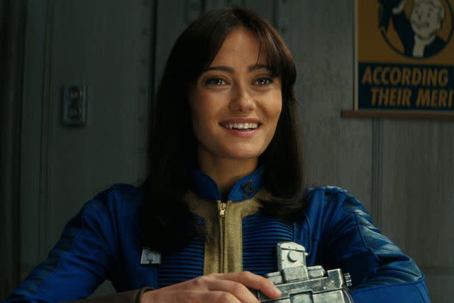 <p>Prime Video</p> Ella Purnell as Lucy in 'Fallout'.