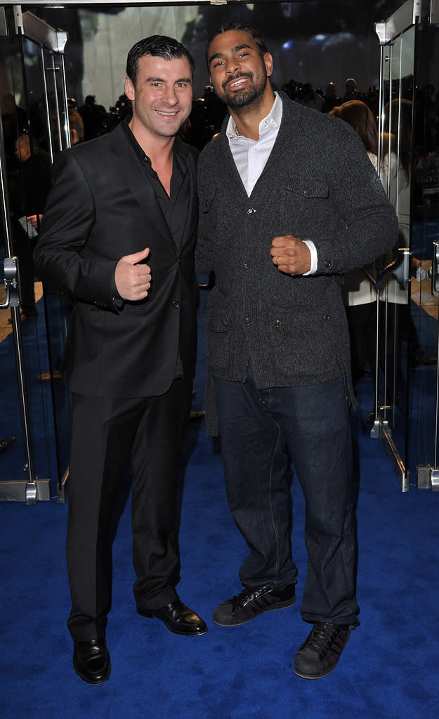 Avatar UK premiere 2009 David Haye Joe Calzaghe