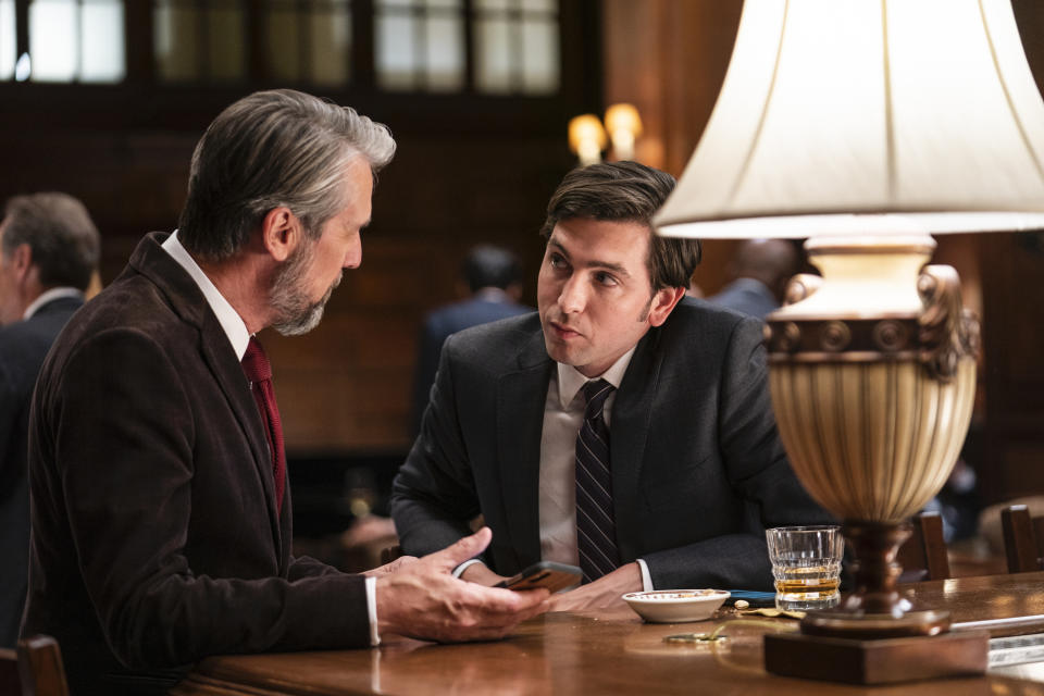 Alan Ruck, Nicholas Braun in 'Succession.' | Zach Dilgard/HBO