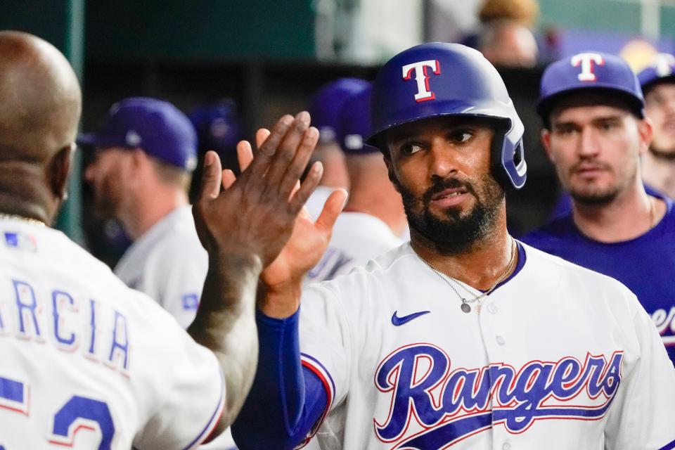 Rangers' Marcus Semien was named the starting second baseman for the AL All-Star team.