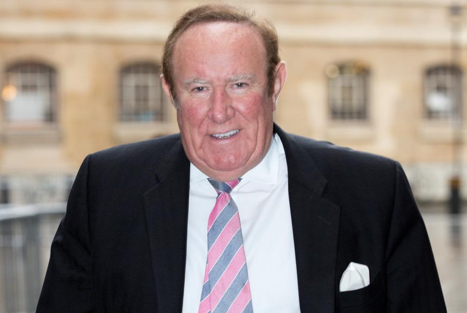 The comedian appeared to comment on Andrew Neil's GB News exit. (PA)