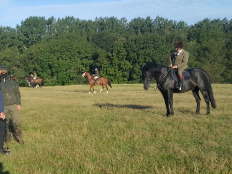 Members of the Pytchley with Woodland Hunt (Northants Hunt Sabs)