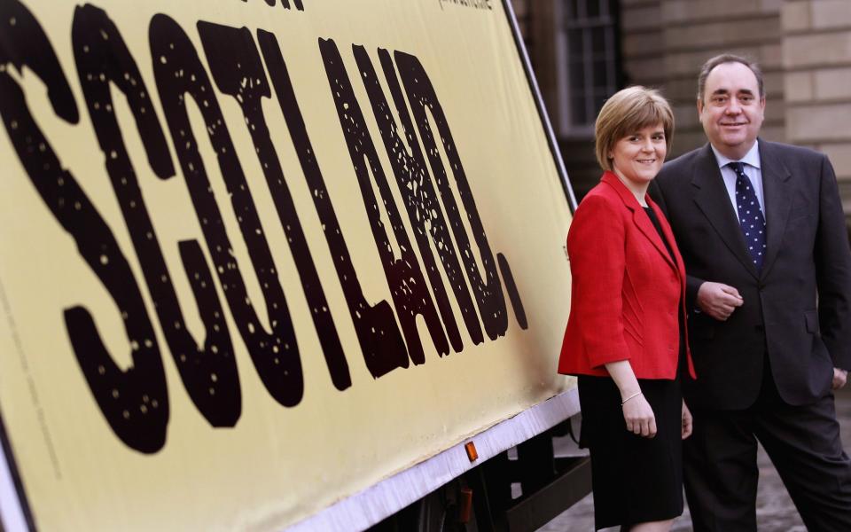 Alex Salmond and Nicola Sturgeon in 2011 - Jeff J Mitchell/Getty Images Europe