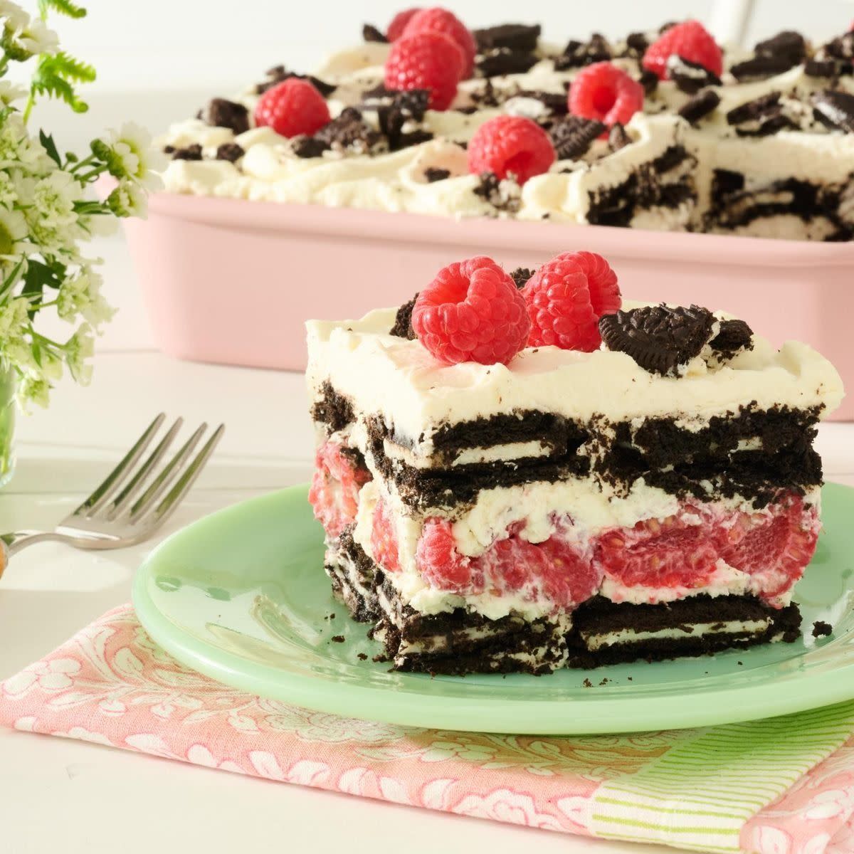 no bake desserts oreo icebox cake