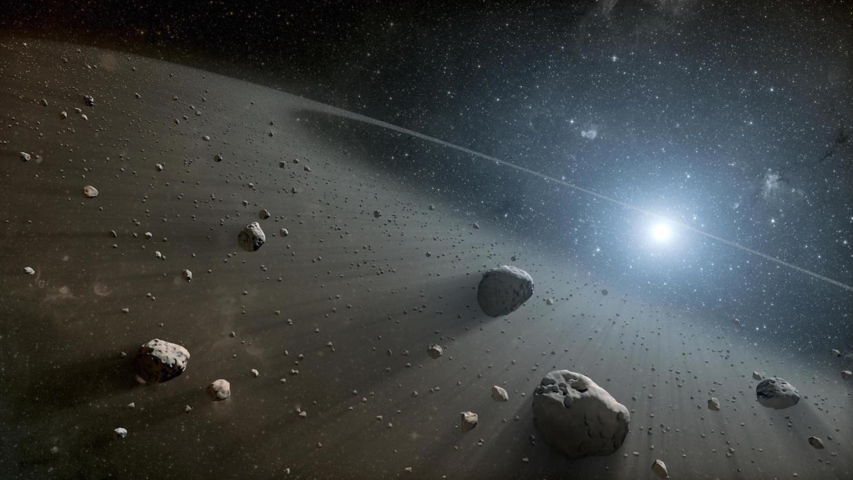 Two asteroids will pass close to the Earth today (Picture: PA)