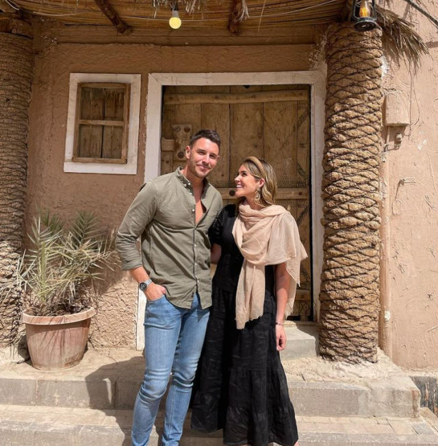 Georgia Love and Lee Elliot in Saudi Arabia